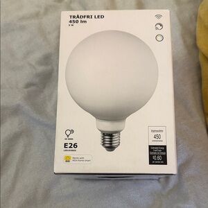 NEW IKEA TRADFRI LED bulb E26 450 lumen, smart wireless dimmable/white globe